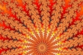Mandelbrot fractal image .Sunset.