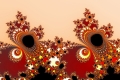 Mandelbrot fractal image .Twin.