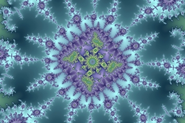 mandelbrot fractal image named aqua blob