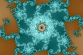Mandelbrot fractal image aqua palace