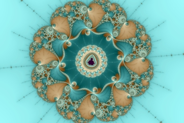 mandelbrot fractal image named aquatic star
