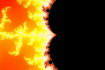 mandelbrot fractal image named archers arrow