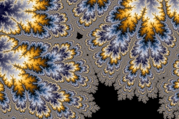 Mandelbrot fractal image named Arctic Fire by Robvious mandelbrot fractal image named Arctic Fire