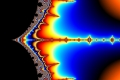 Mandelbrot fractal image arrow of time