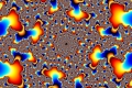 Mandelbrot fractal image arrow target
