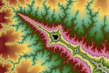 Mandelbrot fractal image named arrow turret by Orbulon mandelbrot fractal image named arrow turret