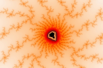 mandelbrot fractal image named ball of FIRE