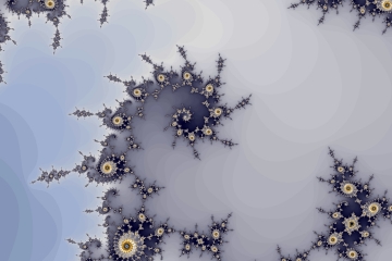 mandelbrot fractal image named blue-algae