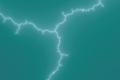 Mandelbrot fractal image blue lightning