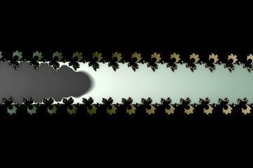 mandelbrot fractal image named blue sky