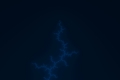Mandelbrot fractal image blue streak
