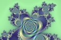 Mandelbrot fractal image Blue symphony