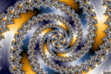 Mandelbrot fractal image named blue yellow swirl by jcaunedo mandelbrot fractal image named blue yellow swirl