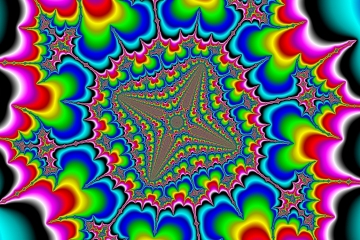 Mandelbrot fractal image named bridal by Orbulon mandelbrot fractal image named bridal