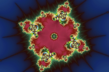 mandelbrot fractal image named brooch