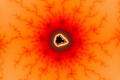 Mandelbrot fractal image bulletwound