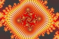 Mandelbrot fractal image burning tomb