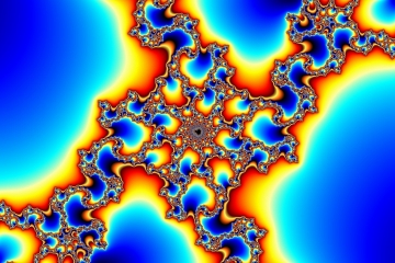 Mandelbrot fractal image named canyon rider by Orbulon mandelbrot fractal image named canyon rider