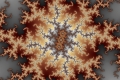 Mandelbrot fractal image carbon