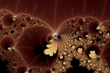 mandelbrot fractal image named chocolate spirals