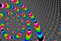 Mandelbrot fractal image Color spiral.