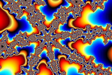 mandelbrot fractal image named colorful rainbow 