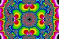 Mandelbrot fractal image crescent star