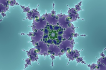 Mandelbrot fractal image named dar priestess by Orbulon mandelbrot fractal image named dar priestess
