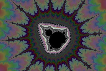 Mandelbrot fractal image named dark crater by pat197 mandelbrot fractal image named dark crater