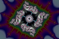 Mandelbrot fractal image dragon star