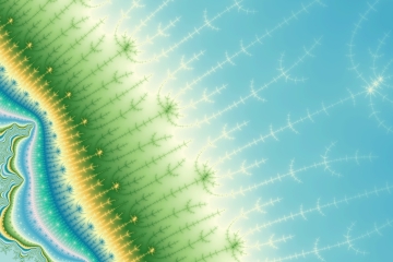 mandelbrot fractal image named earth and sky