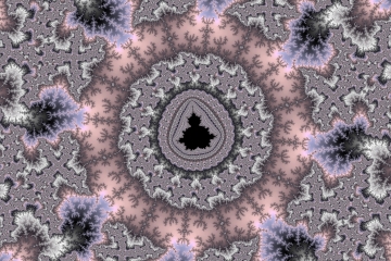 mandelbrot fractal image named einstein