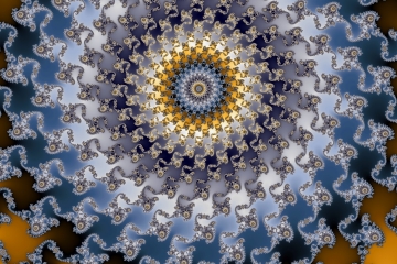 mandelbrot fractal image named Even the Dark Sun