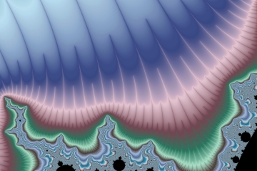 mandelbrot fractal image named Feathers