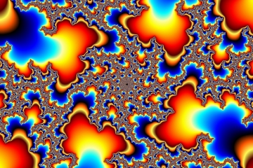 Mandelbrot fractal image named fire pop by Orbulon mandelbrot fractal image named fire pop