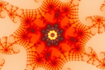 mandelbrot fractal image named Fire Web
