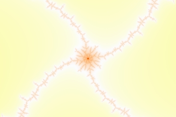 mandelbrot fractal image named flare shower