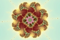 Mandelbrot fractal image Floral Interail