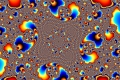 Mandelbrot fractal image flower up