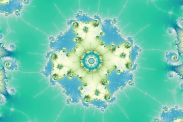 Mandelbrot fractal image named force path II by Orbulon mandelbrot fractal image named force path II