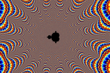 mandelbrot fractal image named Fractal central