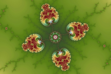 mandelbrot fractal image named Fractalbug Picnic
