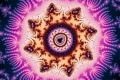 mandelbrot fractal image glowing