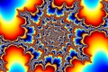 Mandelbrot fractal image gold cash