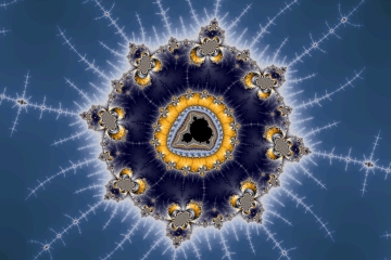 mandelbrot fractal image named golden m-brot