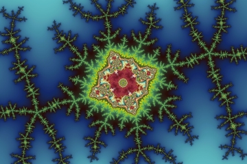 Mandelbrot fractal image named handbag by Orbulon mandelbrot fractal image named handbag