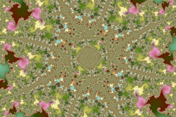mandelbrot fractal image named hybrid II