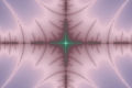 Mandelbrot fractal image hyperbolae
