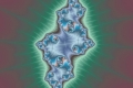 Mandelbrot fractal image Ice crystal