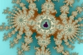 Mandelbrot fractal image ice jewel